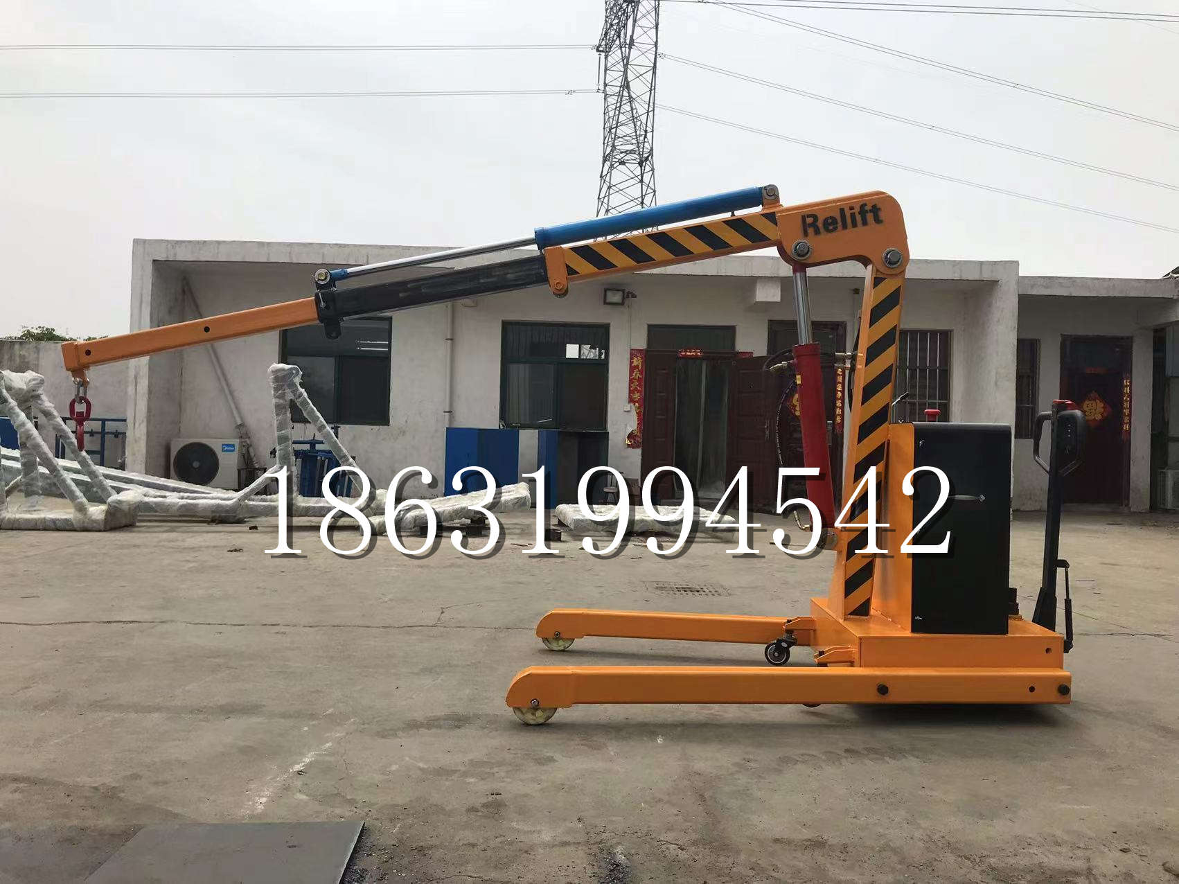 鄂伦春自治旗久征定做3吨三轮随车吊 农用园林绿化移树吊 平板工程用小吊机